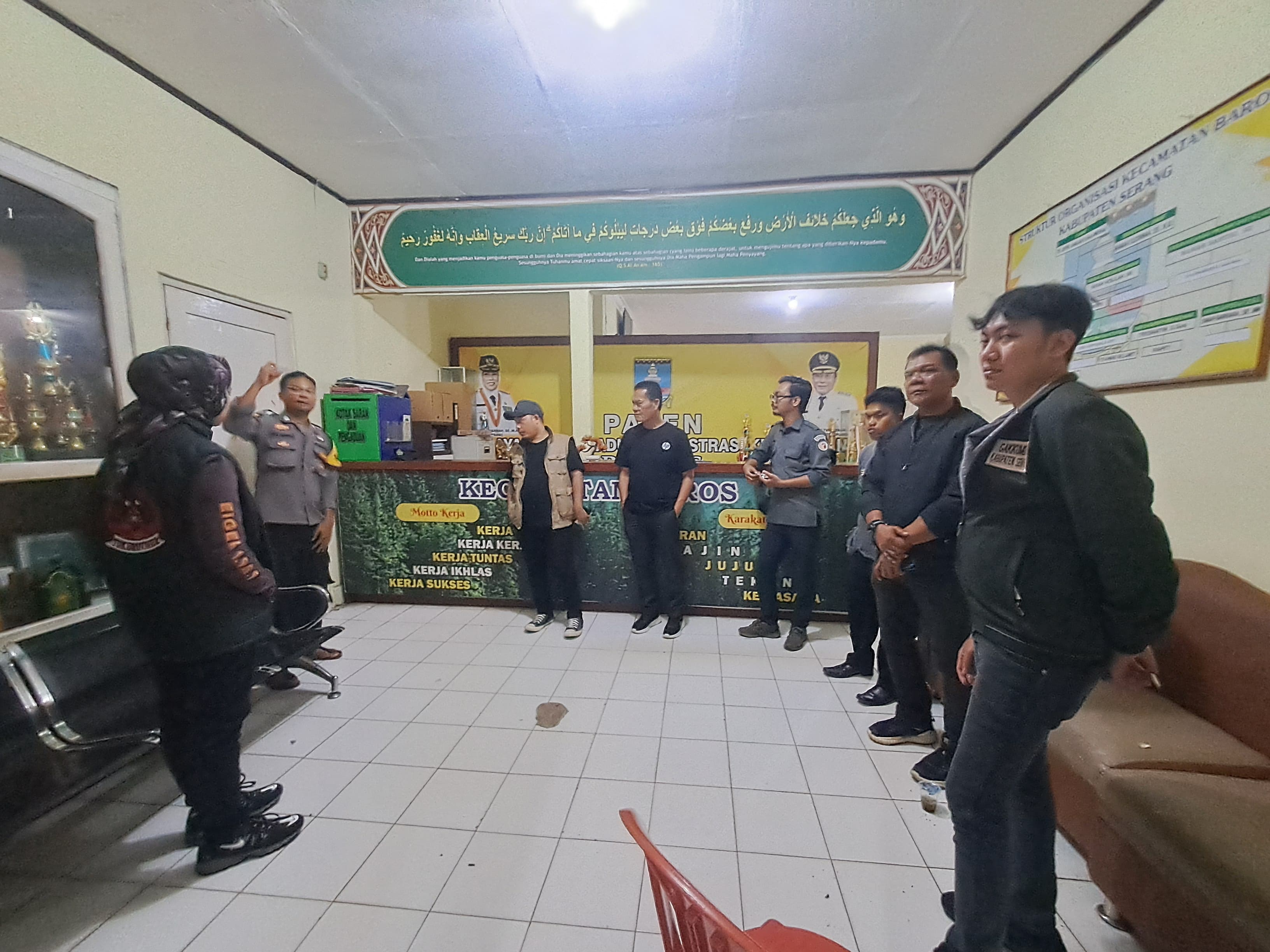 Patroli Pengawasan PSU Pemilihan 2024 di Kec. Baros