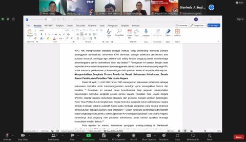 Coaching terhadap Peserta Debat yang Berasal dari Mahasiswa Untirta 