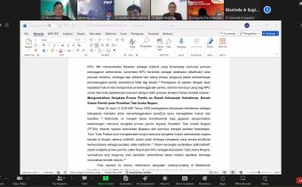 Coaching terhadap Peserta Debat yang Berasal dari Mahasiswa Untirta 
